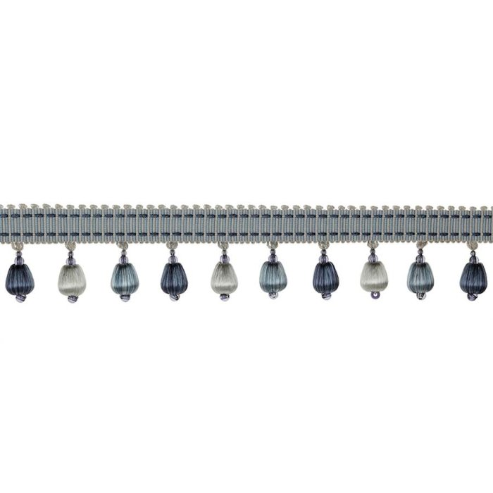 Delano Drop Fringe Navy – Perlenfranse von Colefax and Fowler