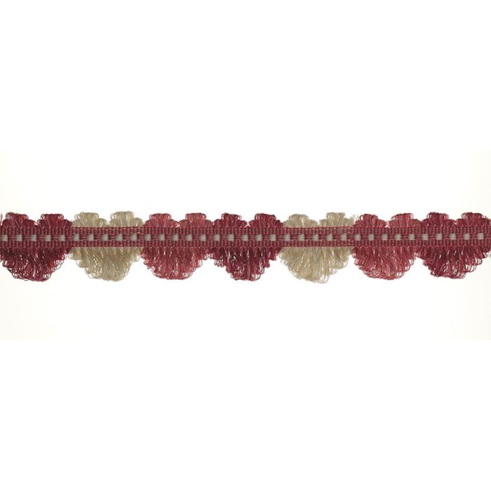 Delano Fan Edge Red – Fächerborte von Colefax and Fowler
