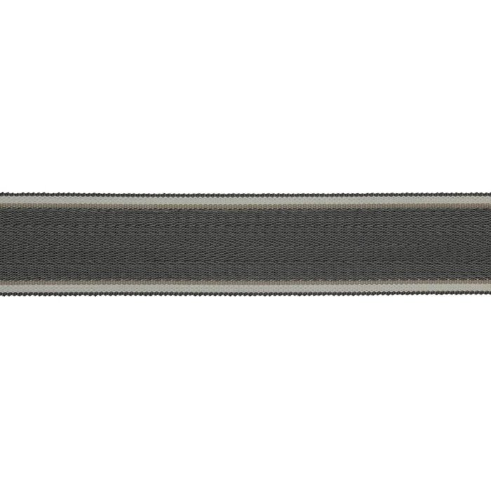 Delano Herringbone Braid Charcoal – Fischgratborte von Colefax and Fowler