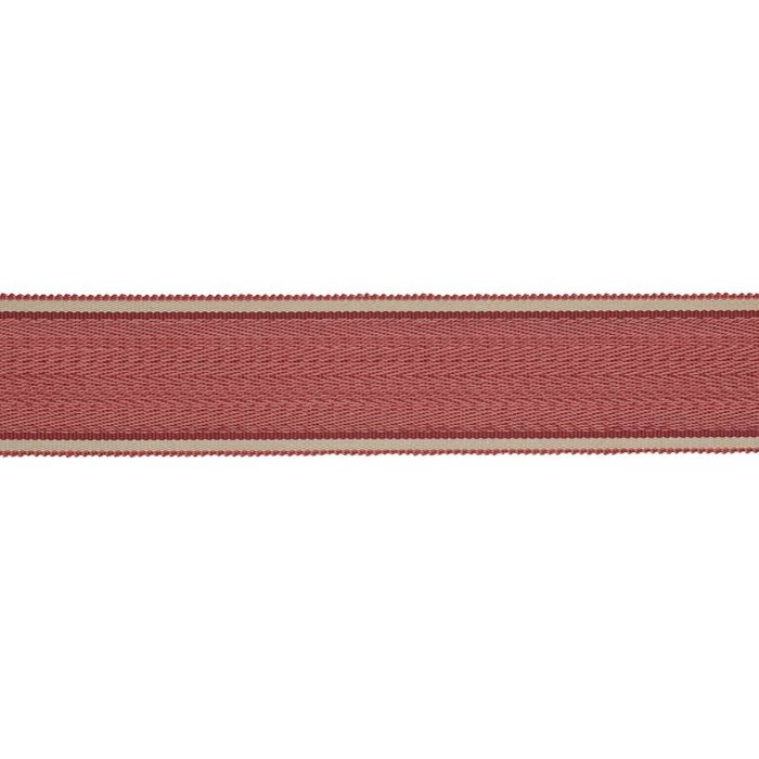 Delano Herringbone Braid Red – Fischgratborte von Colefax and Fowler