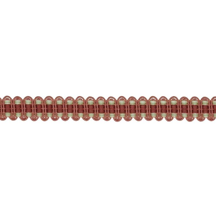 Delano Narrow Braid Red – Schmale Gimpe-Borte von Colefax and Fowler