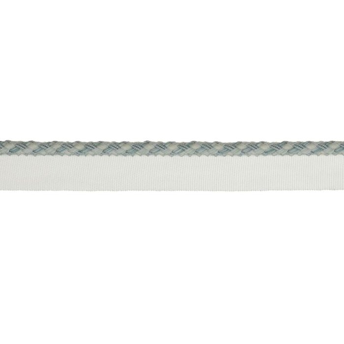 Delano Small Braided Rope Aqua – Geflochtene Kordel mit Flansch von Colefax and Fowler