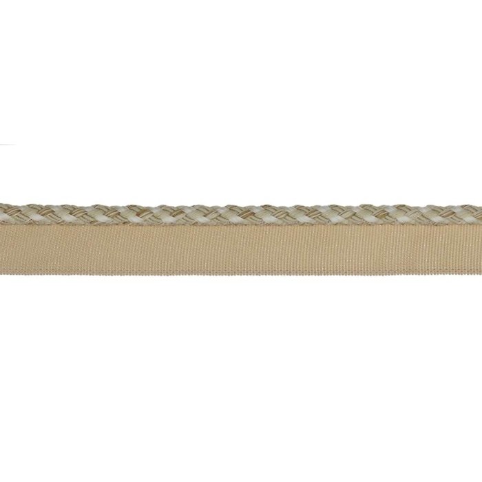 Delano Small Braided Rope Sand – Geflochtene Kordel mit Flansch von Colefax and Fowler
