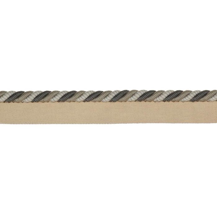 Delano Small Rope Charcoal – Kordel mit Flansch von Colefax and Fowler