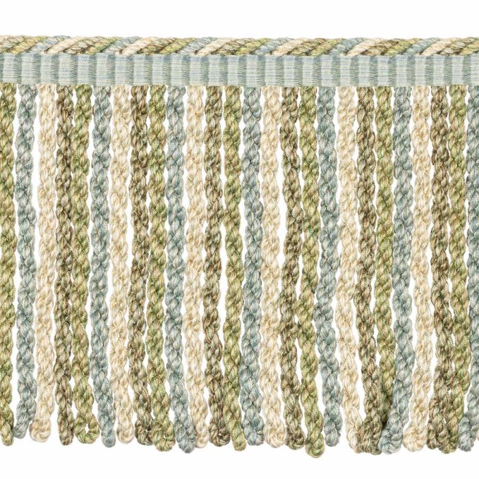 Lansdowne Bullion Fringe Aqua/Leaf – Bullionfranse von Colefax and Fowler