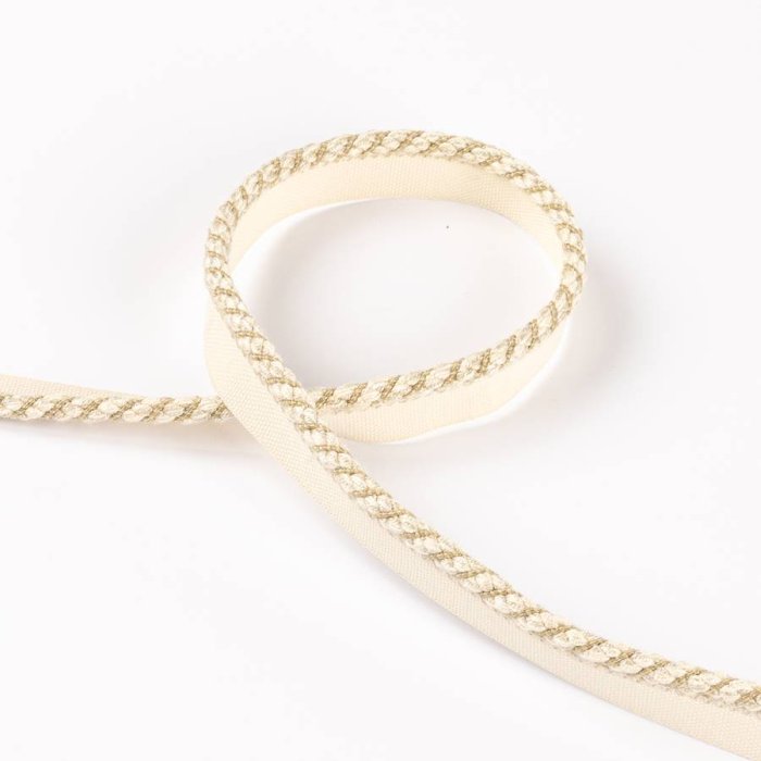 Lansdowne Narrow Rope Beige – Kordel mit Flansch von Colefax and Fowler