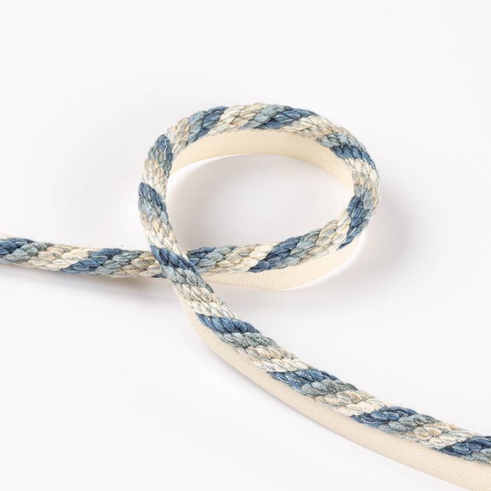 Lansdowne Rope Blue – Kordel mit Flansch von Colefax and Fowler