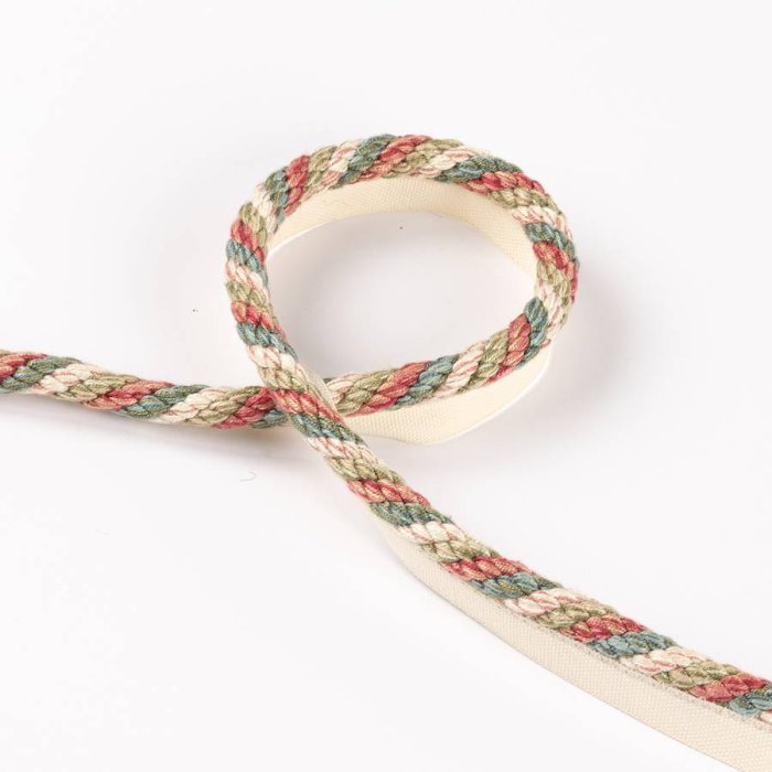 Lansdowne Rope Red/Forest – Kordel mit Flansch von Colefax and Fowler