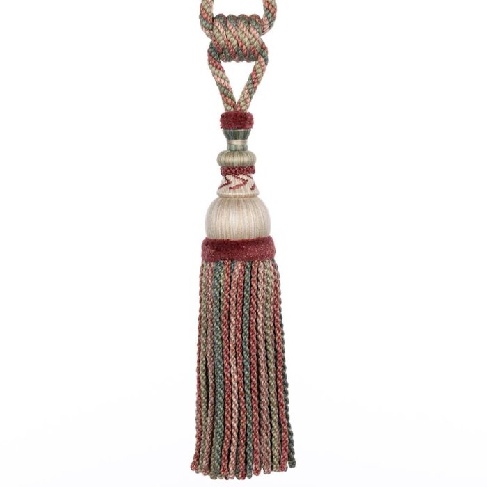 Lansdowne Tassel Tieback Red/Forest – Quastenraffhalter von Colefax and Fowler