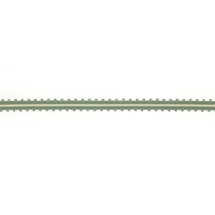 Narrow Picot Braid Sage Green – Picot-Borte von Colefax and Fowler