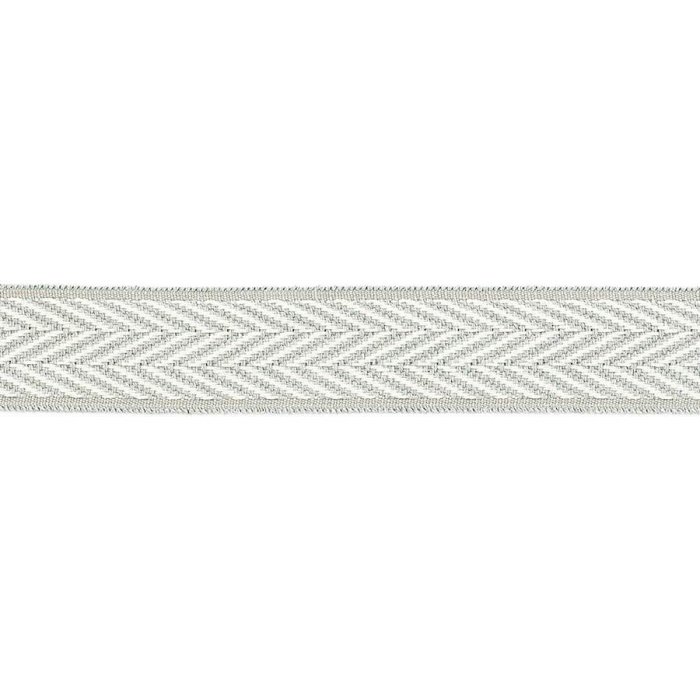 Theodore Chevron Braid Aqua – Chevronband von Colefax and Fowler