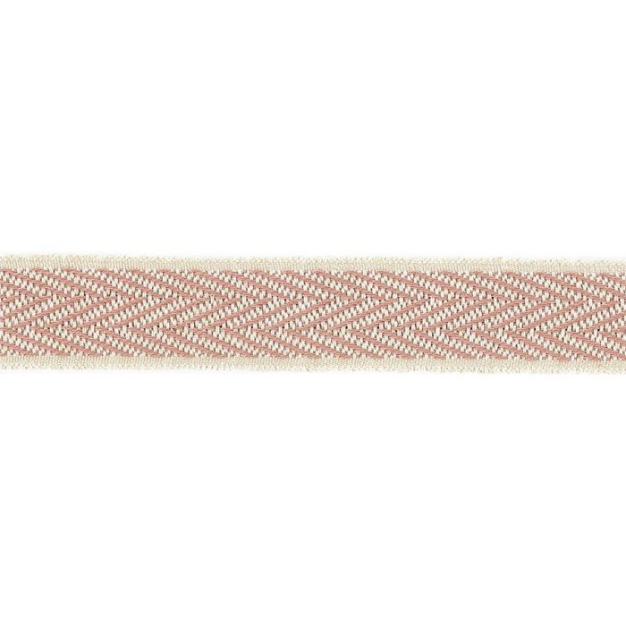 Theodore Chevron Braid Pink – Chevronband von Colefax and Fowler