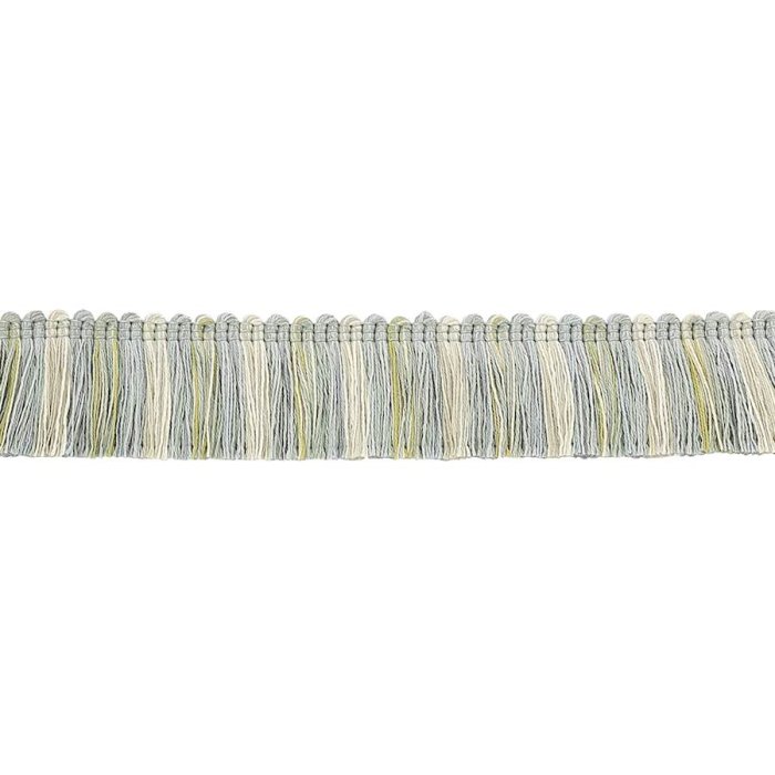 Theodore Cut Ruche Aqua/Leaf – Schnittruche von Colefax and Fowler