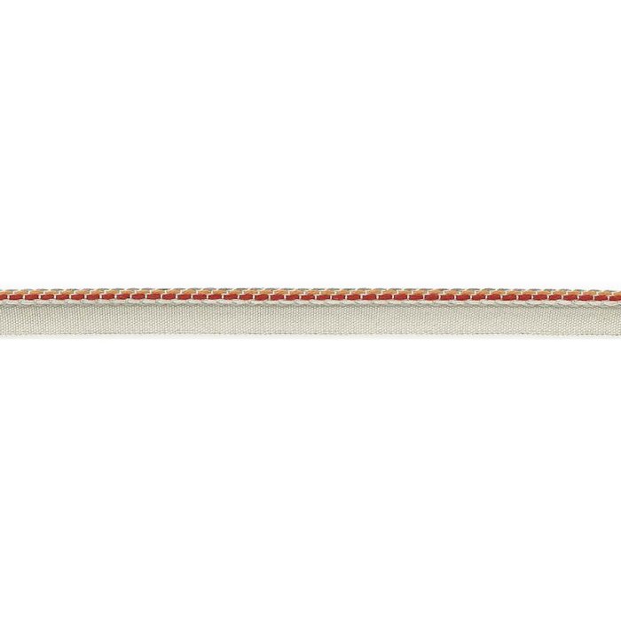 Theodore Narrow Rope Red/Forest – Kordel mit Flansch von Colefax and Fowler