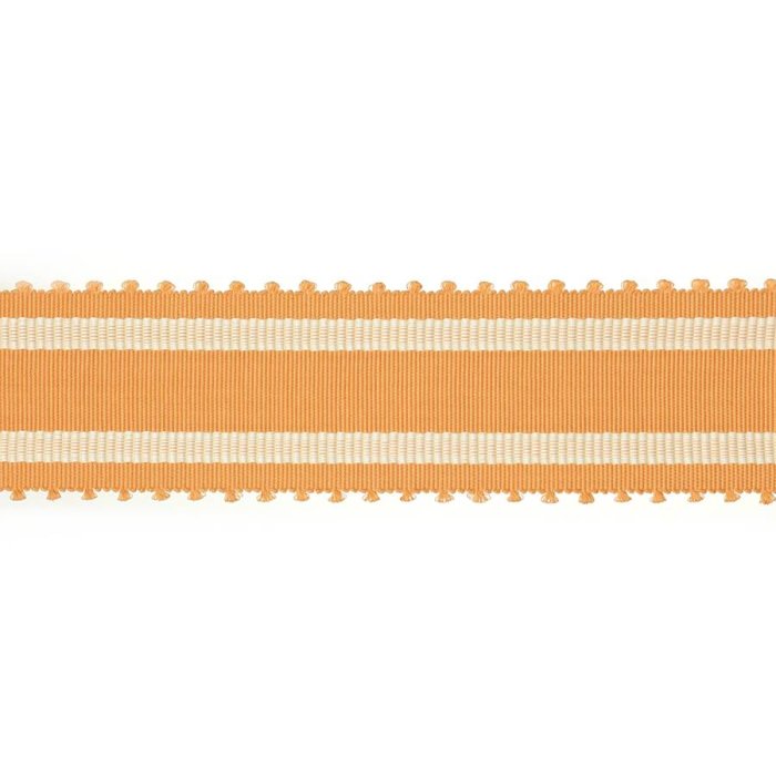 Wide Picot Braid Apricot – Picot-Borte von Colefax and Fowler