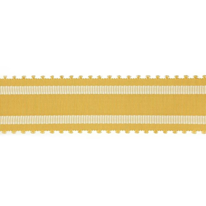 Wide Picot Braid Dark Yellow – Picot-Borte von Colefax and Fowler
