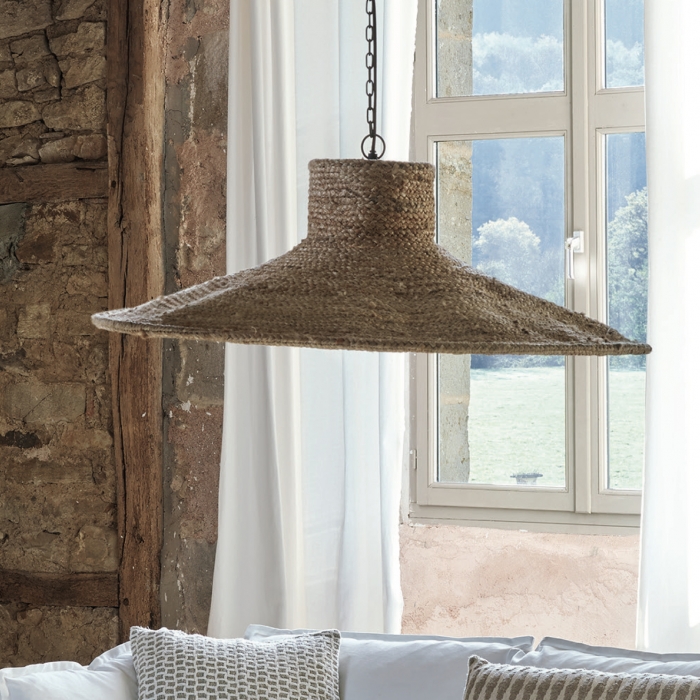 Deckenleuchte Maddy aus Jute - Durchmesser 64 cm