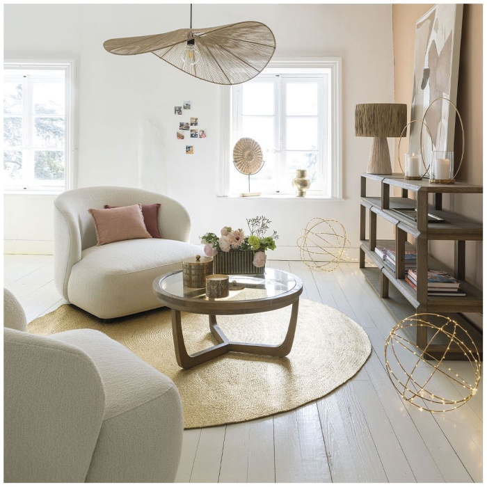 Sessel Lisette Bouclé in offwhite