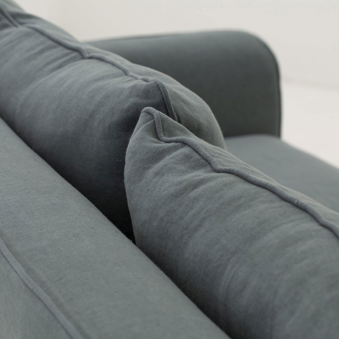 Leinensofa Ferno - 3 Sitzer von Flamant