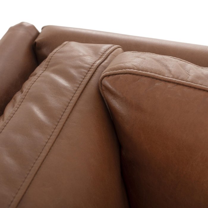 Sofa Bellamy 2-Sitzer, Leder Cognac – Ansicht 8