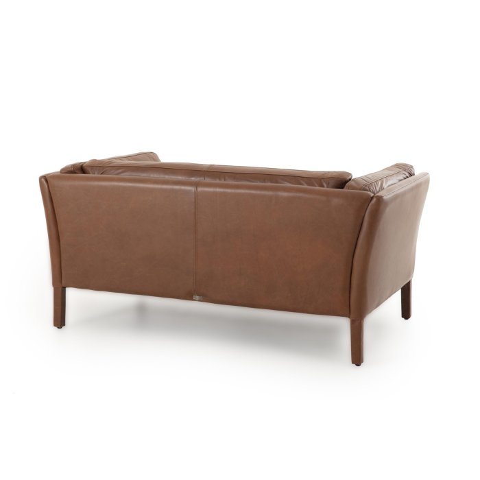Sofa Bellamy 2-Sitzer, Leder Cognac – Ansicht 9