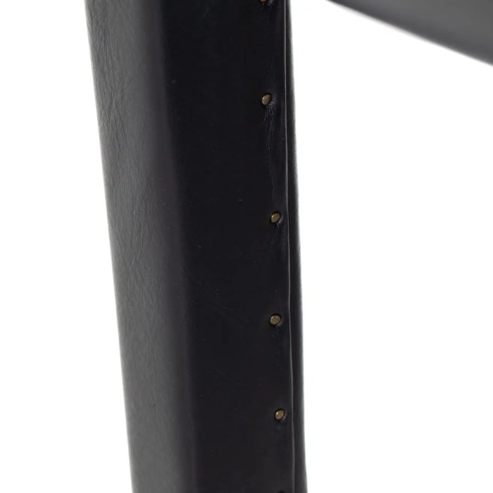 Sofa Bellamy 2-Sitzer, Leder Schwarz – Ansicht 4
