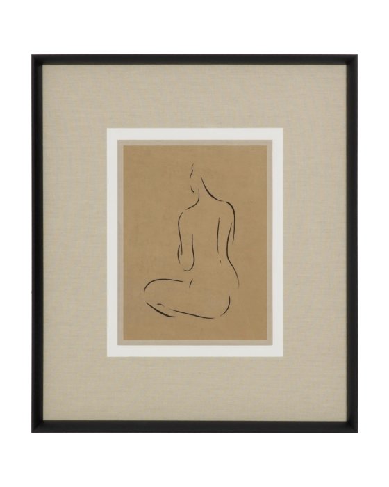 Gerahmtes Bild Grace Modell 3 von Flamant