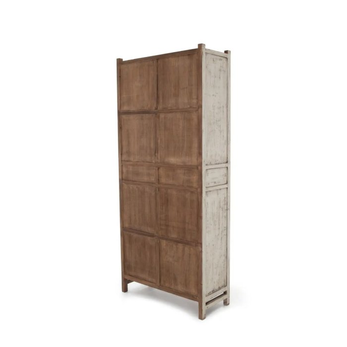 Vitrine Dorine, Rückseite in Holz