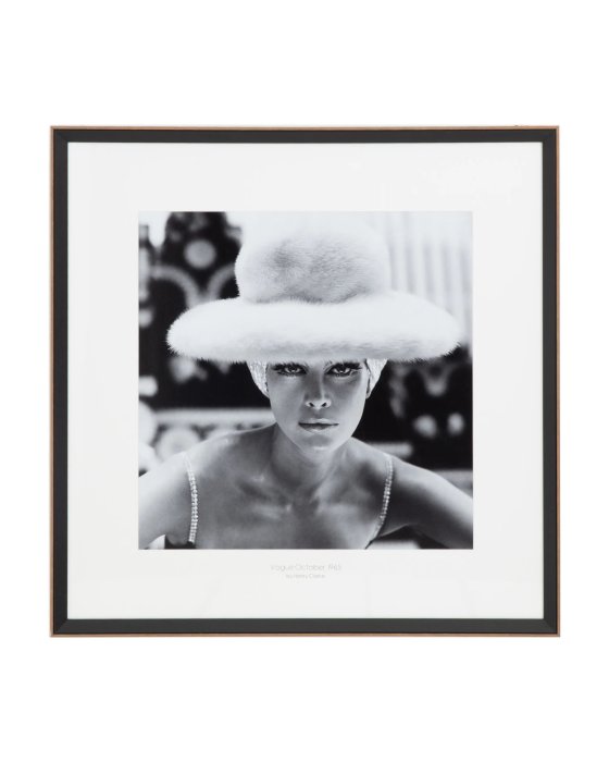 Gerahmtes Bild Vogue October 1965 von Flamant