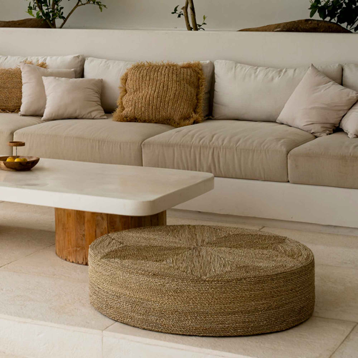 Großer Seegras Pouf —  Ø 100 cm