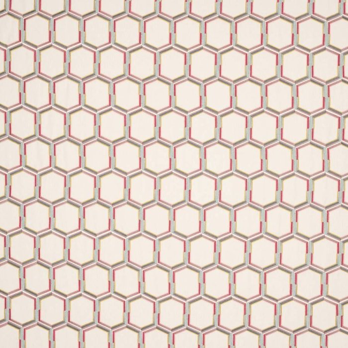 Albus Pink/Aqua – Stoff von Jane Churchill