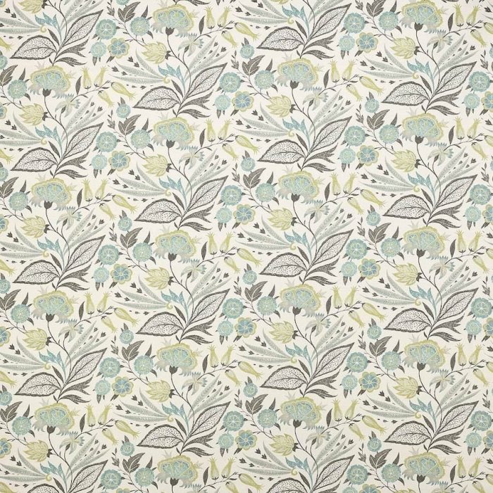 Amber Aqua/Lime – Stoff von Jane Churchill