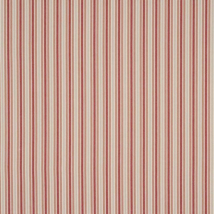 Jane Churchill Amos Stripe Streifenstoff in Red