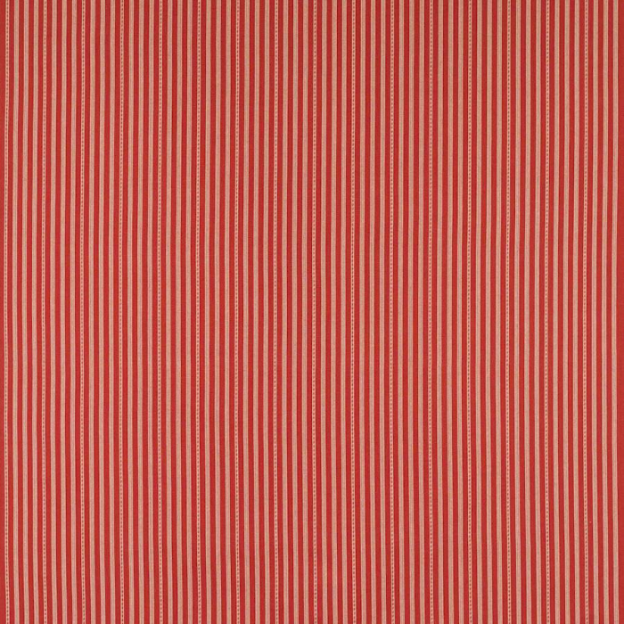 Jane Churchill Asher Stripe Streifenstoff in Red