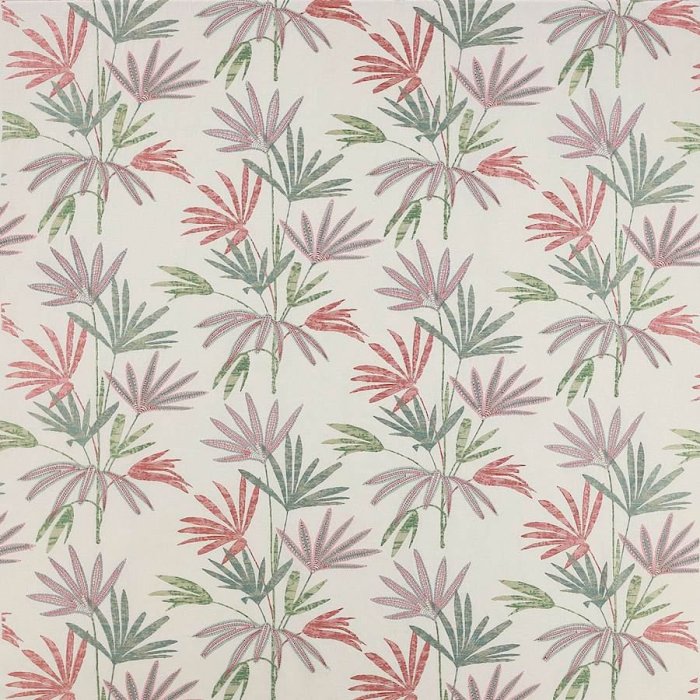 Bamboo Palm Pink/Aqua – Stoff von Jane Churchill