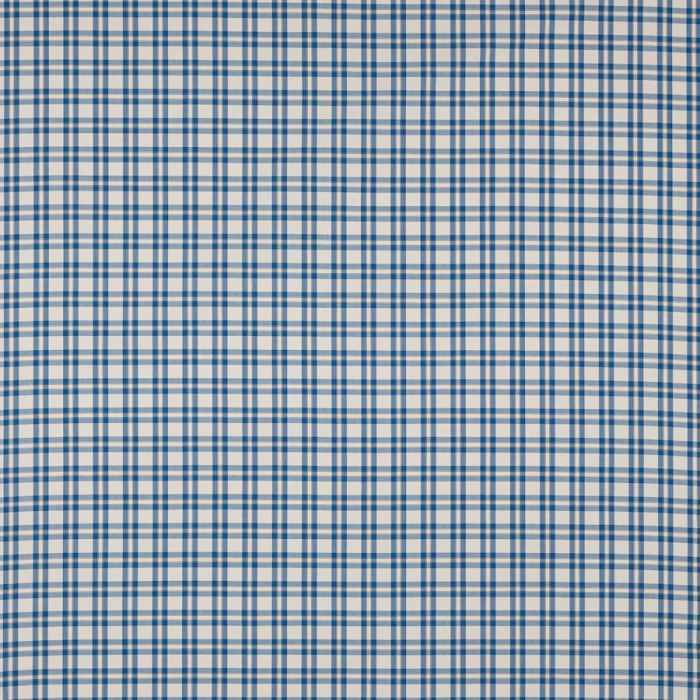 Jane Churchill Blake Check Karostoff in Cobalt