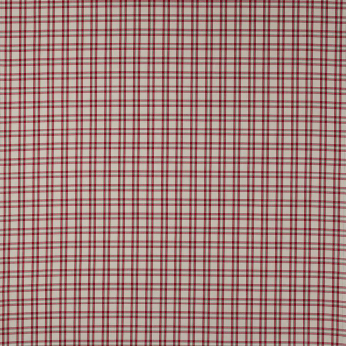 Jane Churchill Blake Check Karostoff in Red
