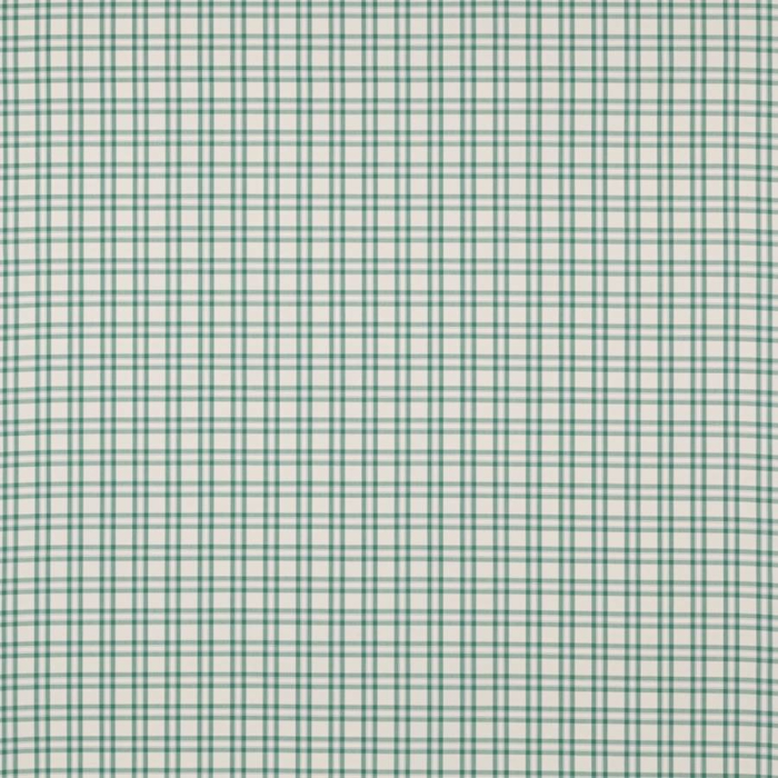 Jane Churchill Blake Check Karostoff in Teal