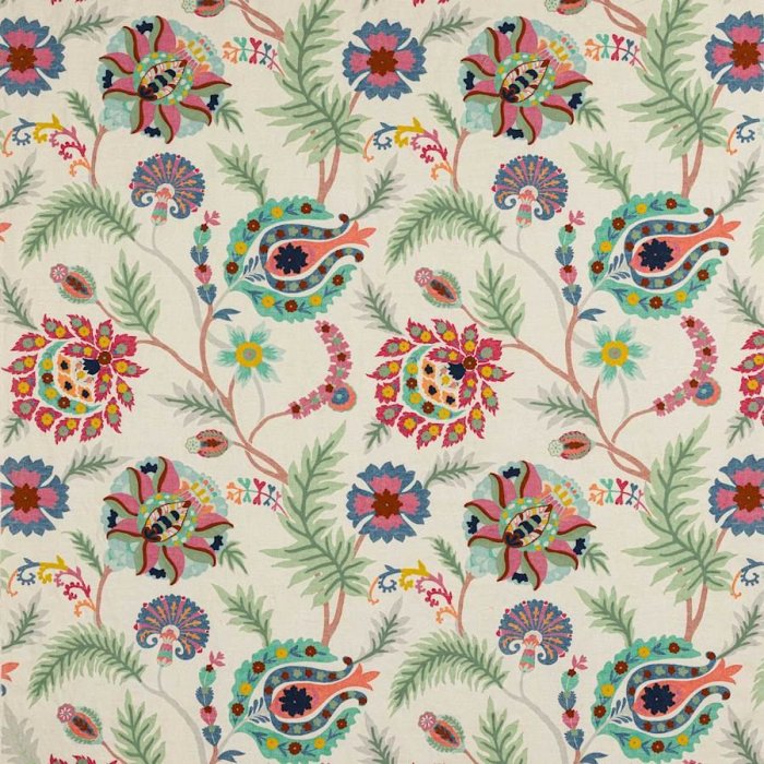 Bukhara Pink/Navy – Stoff von Jane Churchill