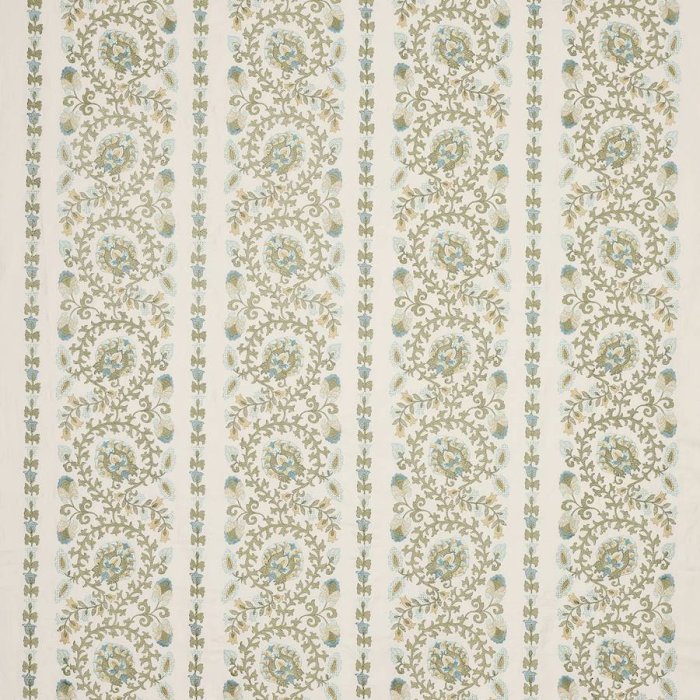 Jane Churchill Carina Stickstoff in Aqua