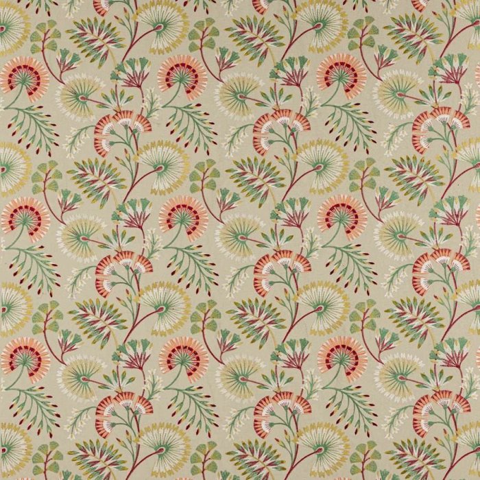 Chiana Red/Green – Stoff von Jane Churchill