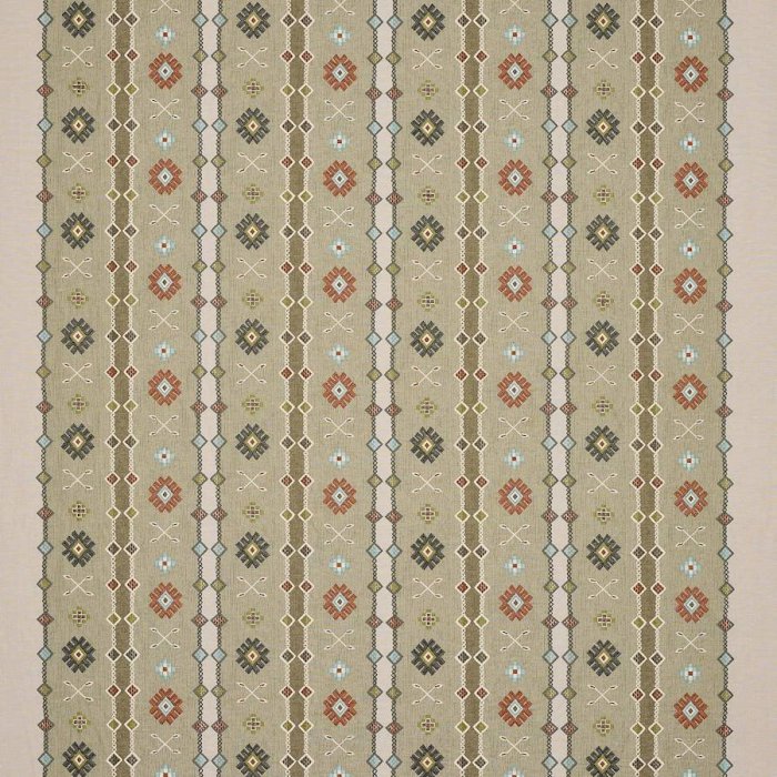 Jane Churchill Cinnabar Stickstoff in Olive