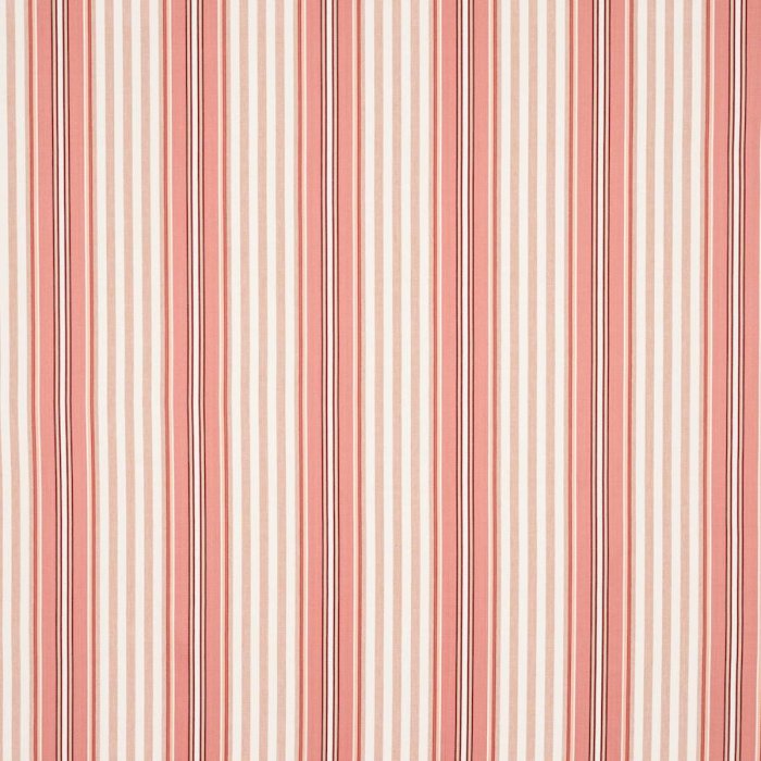 Jane Churchill Deacon Stripe Streifenstoff in Red