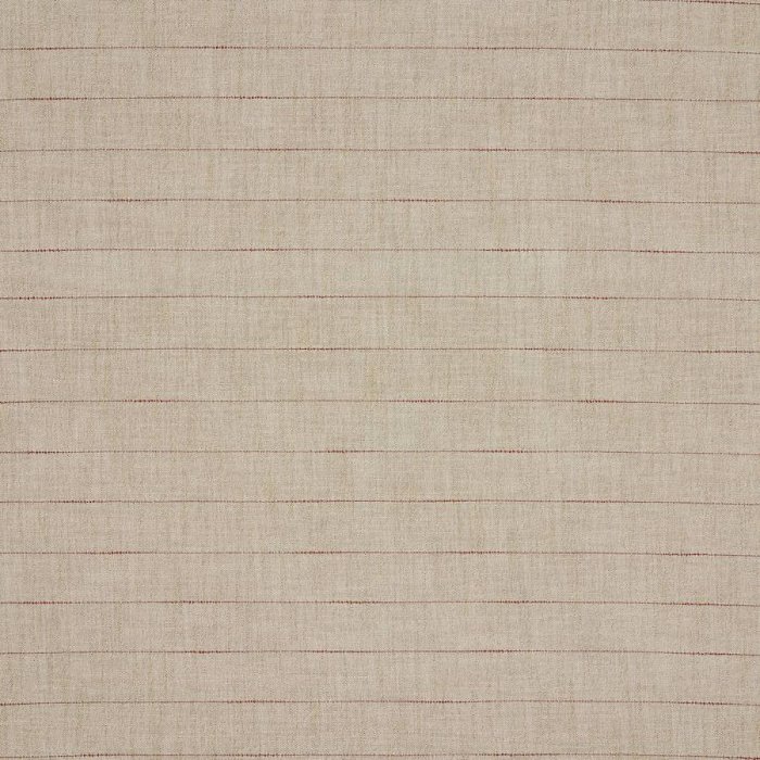Jane Churchill Duke Stripe Outdoor-Stoff in Tomato/Natural