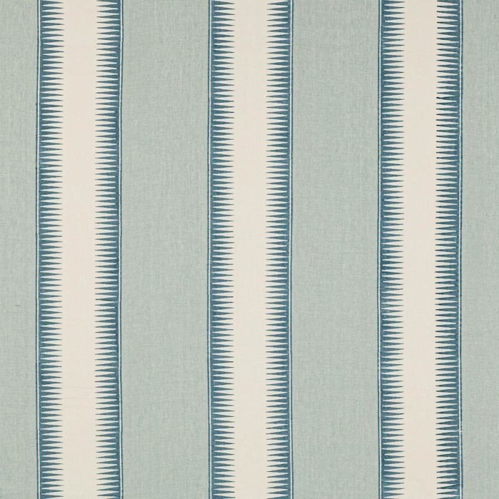 Ezra Stripe Blue – Stoff von Jane Churchill