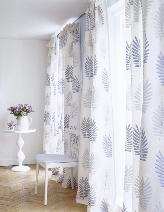 Vorhänge aus Jane Churchill Ferndown in Grey