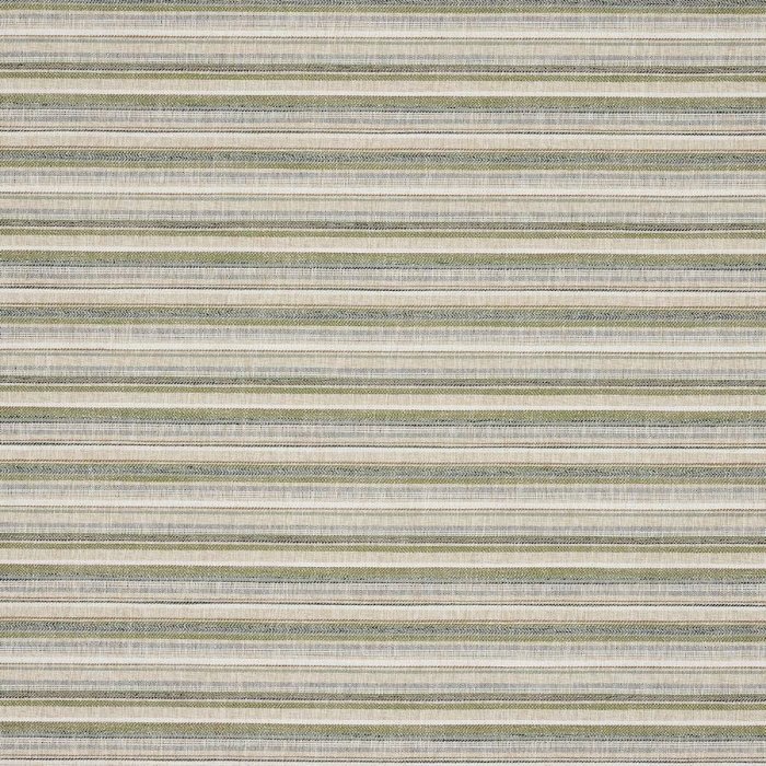 Jane Churchill Finn Stripe Outdoor-Stoff in Green