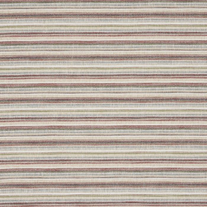 Jane Churchill Finn Stripe Outdoor-Stoff in Red