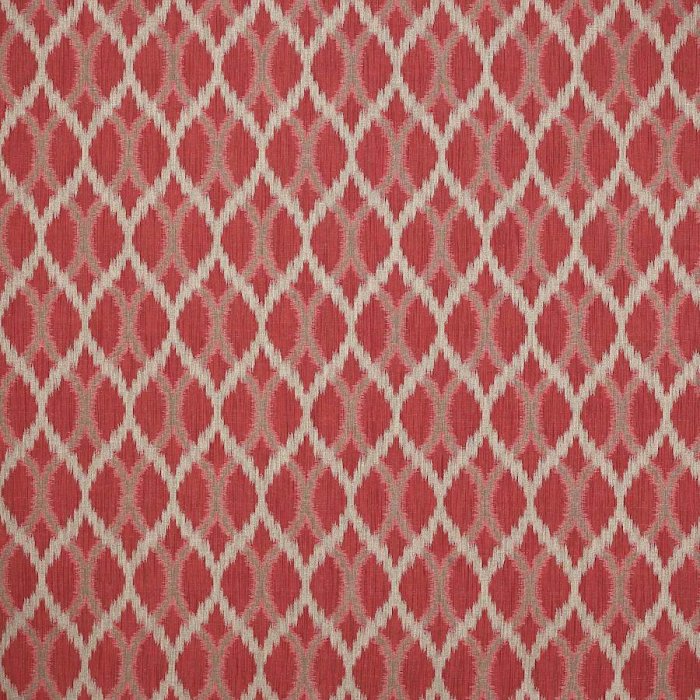 Jane Churchill Fontane Ikat-Stoff in Red
