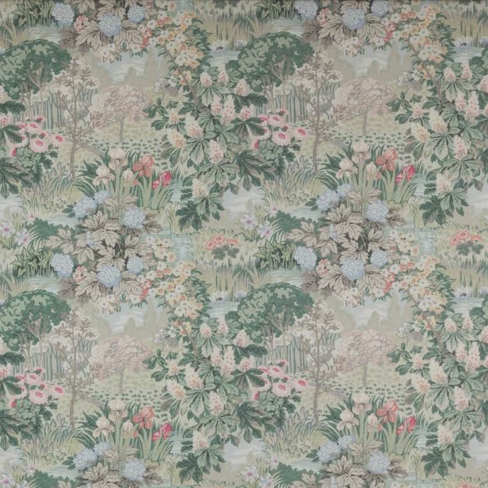 Greenway Soft Green/Pink – Stoff von Jane Churchill
